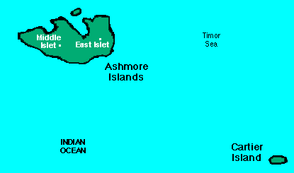 ABC Maps of Ashmore and Cartier Islands Flag Map Economy