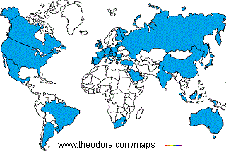 Map of G20 Member States