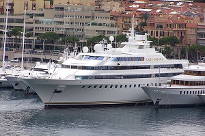 The Lady Moura superyacht in Monaco