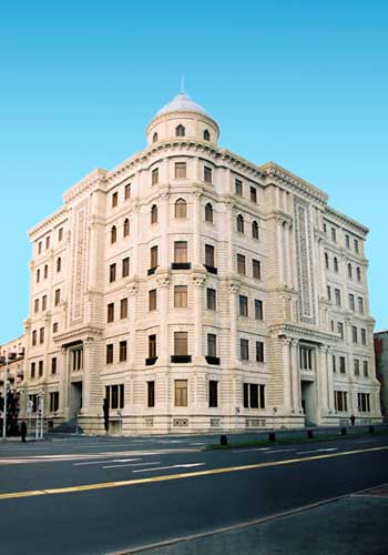 Baku. Building of Heydar Aliyev Foundation, Azerbaijan photo