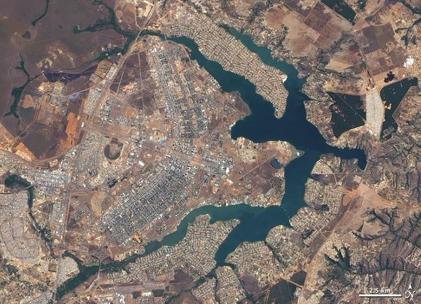 Brasilia from Space, Brazil photo