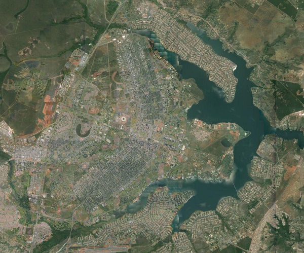 Brasilia from Space, Brazil photo