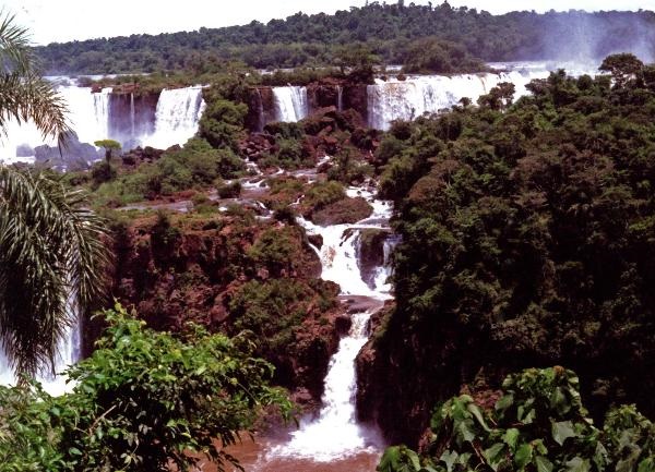 Iguazu falls on the Argentina-Brazil border, Brazil photo
