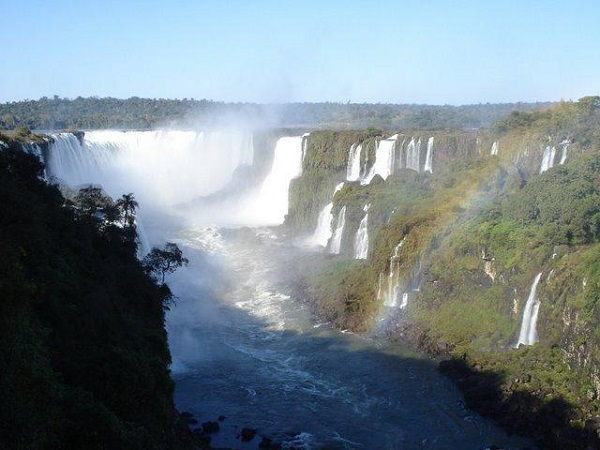 Iguazu falls on the Argentina-Brazil border, Brazil photo