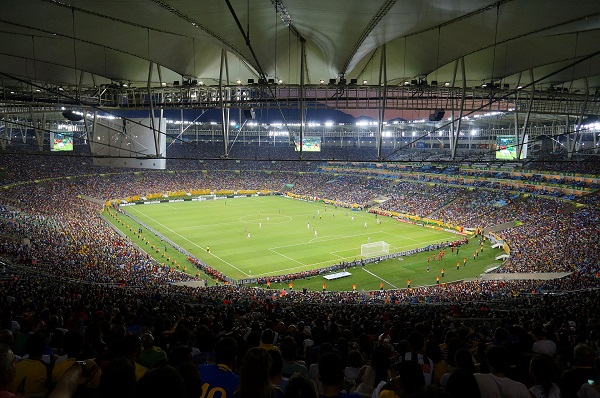Interior of the Maracana stadium, Rio de Janeiro, Brazil photo