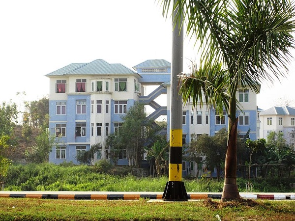 Apartment buildings, Maypyidaw, Myanmar photo