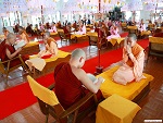 Examination for the nuns, Yangon, Myanmar (Burma) Photo