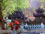 Golden palace monastery, Mandalay, Myanmar (Burma) Photo