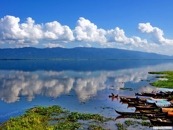 Indawgyi lake, Kachin state, Myanmar photo