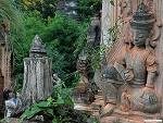 Indein pagoda, Inlay lake, Myanmar (Burma) Photo