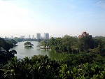 Kandawgyi lake, Yangon, Myanmar (Burma) Photo