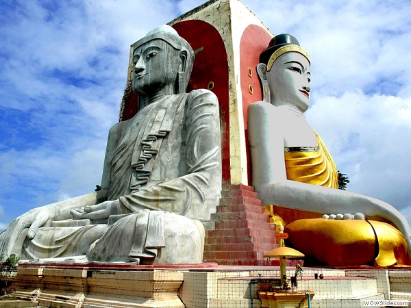 Kyaikpon pagoda, Bago, Myanmar photo