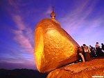 Kyeikhteyo pagoda, Mon state, Myanmar (Burma) Photo