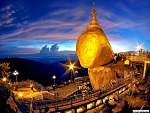 Kyeikhteyo pagoda, Mon state, Myanmar (Burma) Photo