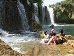 Kyonhtaw waterfall, Kayin state, Myanmar (Burma) Photo