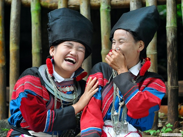 Lisu ladies, Mandalay region, Myanmar photo