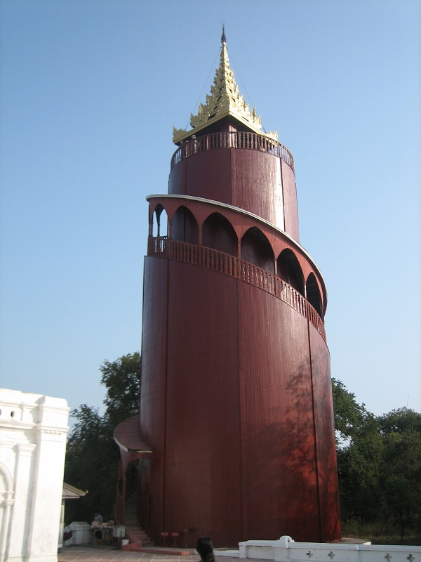 Mandalay palace watchtower, Myanmar photo