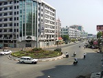 Street scene, Mandalay, Myanmar (Burma) Photo