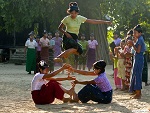 Myanmar traditional high junp game, Myanmar (Burma) Photo