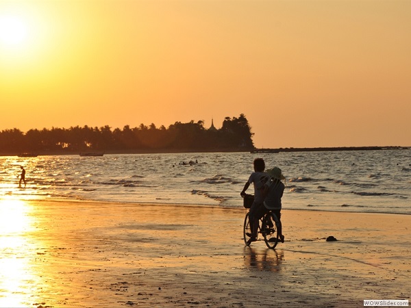 On the beach, Myanmar photo