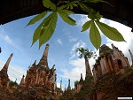 Pagoda of Indein, Myanmar (Burma) Photo