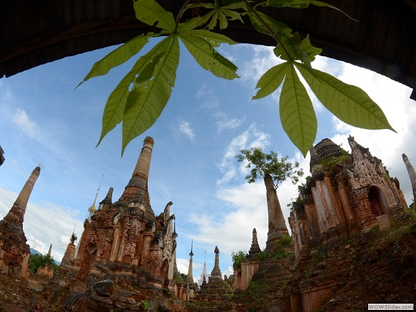 Pagoda, Indein, Myanmar photo