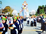 Pao peopele celebrating Kahtine pwe festival, Myanmar (Burma) Photo