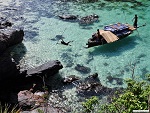 Spear fishing near Kawthaung, Myanmar (Burma) Photo