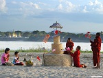 Sand heap pagoda festival, Myanmar (Burma) Photo