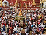 Sand heap pagoda festival, Myanmar (Burma) Photo