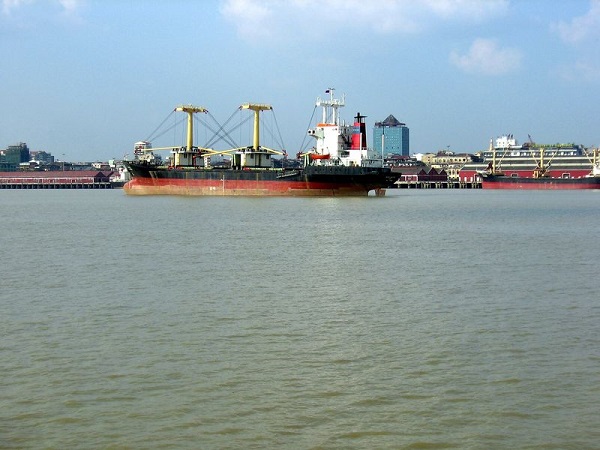 Seaport, Yangon, Myanmar photo