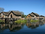 Stilt houses, Inle lake, Myanmar (Burma) Photo