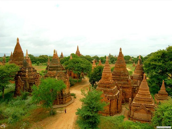 Stupas, Bagan, Myanmar photo