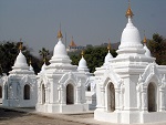 Stupas, Kuthodaw pagoda, known as the World's largest book, Mandalay, Myanmar (Burma) Photo