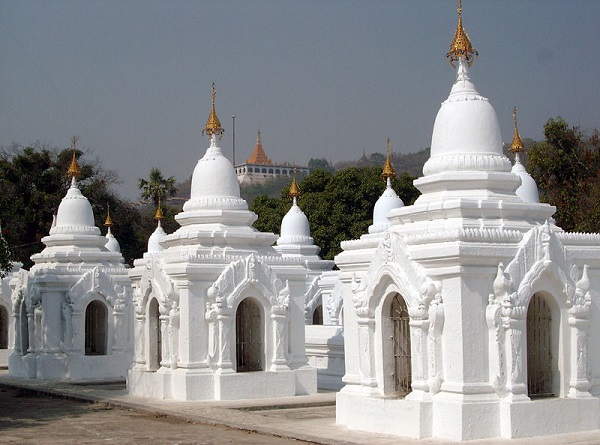 Stupas, Kuthodaw pagoda, known as the World's largest book, Mandalay, Myanmar photo