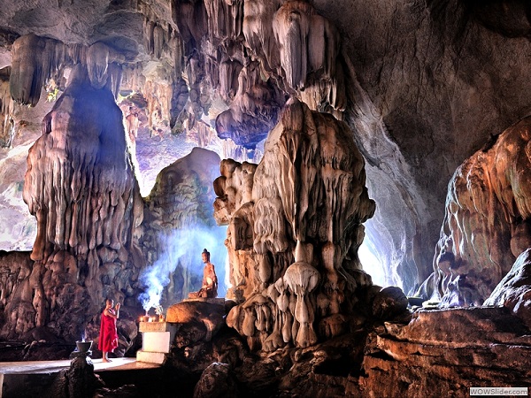 Suddhan cave near Hpaan, Kayin state, Myanmar photo