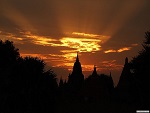 Sunset at Bagan, Myanmar (Burma) Photo