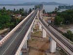 Thanlwin bridge, Mawlamyine, Myanmar (Burma) Photo