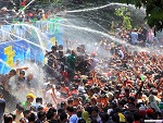 Traditional new year festival, Myanmar (Burma) Photo