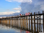 U Bein bridge, Mandalay, Myanmar (Burma) Photo