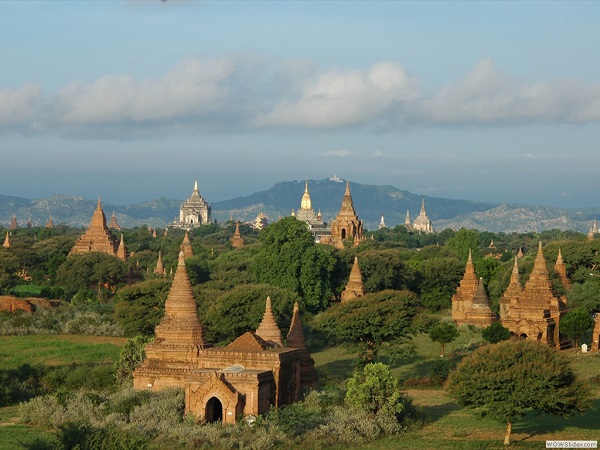 View of Bagan, Myanmar photo