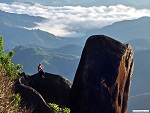 View of Chin Hill, Mandalay region, Myanmar (Burma) Photo