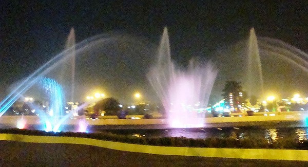 Water fountain park, Naypyitaw, Myanmar photo