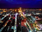 Yangon at night, Myanmar (Burma) Photo