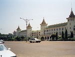 Yangon central railway station, Myanmar (Burma) Photo