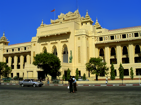 Yangon city hall, Myanmar photo