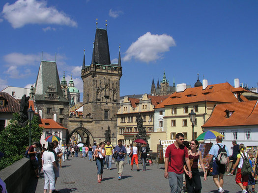Lesser town ridge towers, Prague, Czech Republic Photo