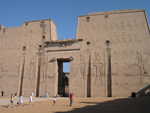 Pylon at the Temple Complex of Edfu, Egypt photo