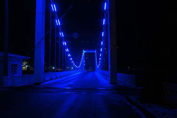 Bridge over the Kura river, Borjomi, Georgia photo