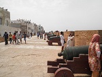 Harbor fortifications, Essaouira, Morocco Photo